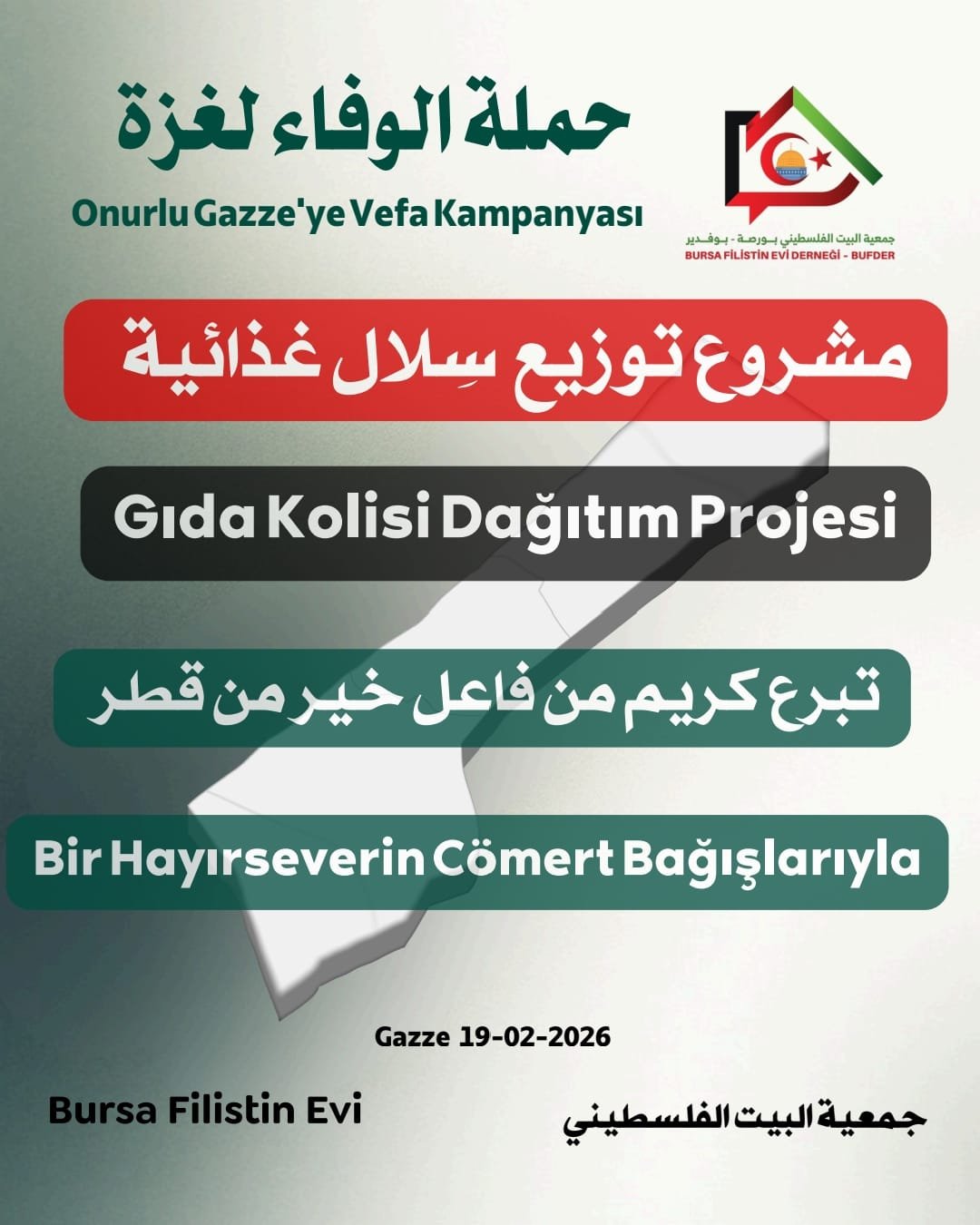 مشروع توزيع سلال غذائيه 